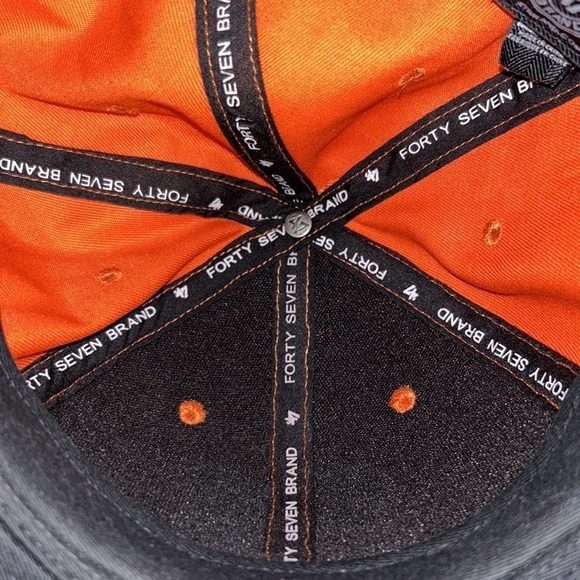 forty seven brand orioles hat black bill black logo One Size Snapback - Picture 6 of 9